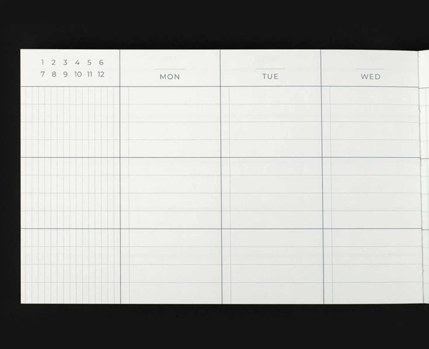 3-Row Weekly Handy Planner