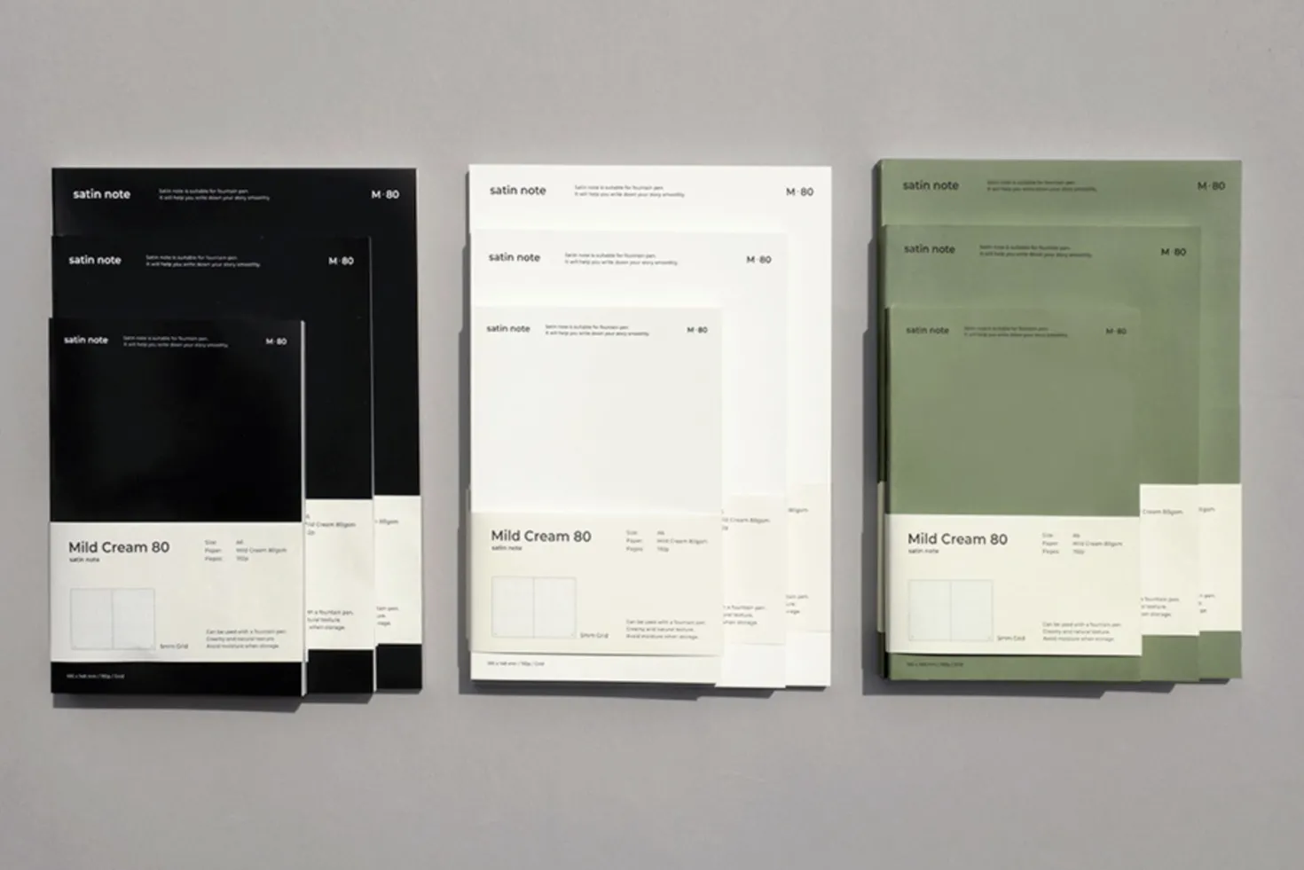 Satin M80 A6 Fountain Friendly Notebook