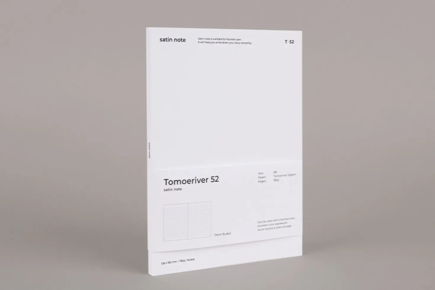 Satin T52 B6 Fountain Friendly Notebook