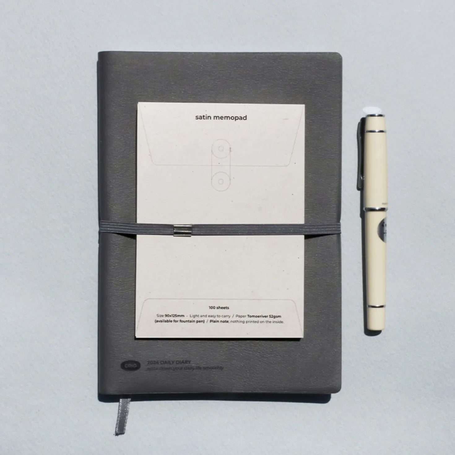 Satin T52 Compact Plain Memo Pad