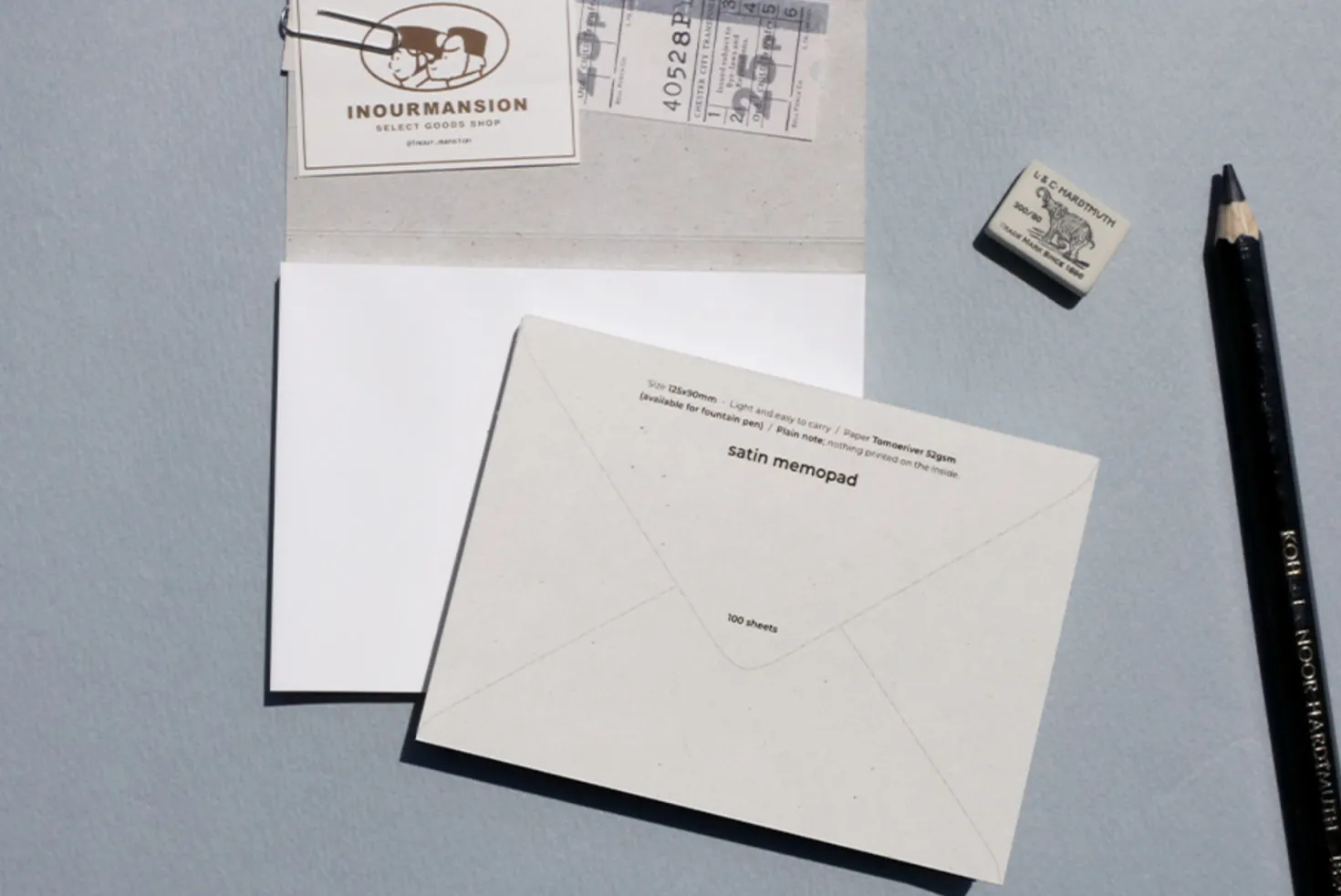 Satin T52 Compact Plain Memo Pad
