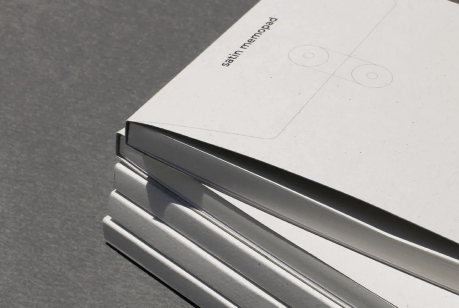 Satin T52 Compact Plain Memo Pad