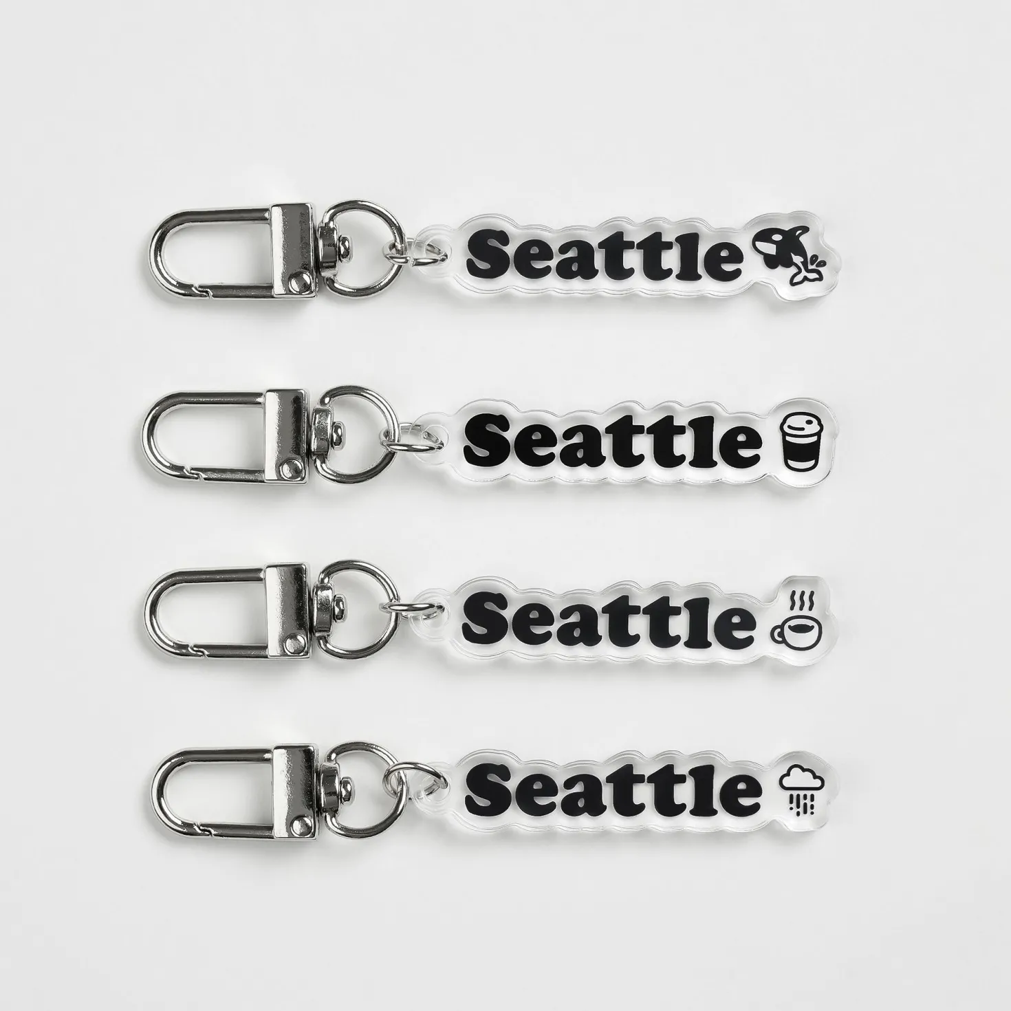 Seattle Acrylic Key Ring