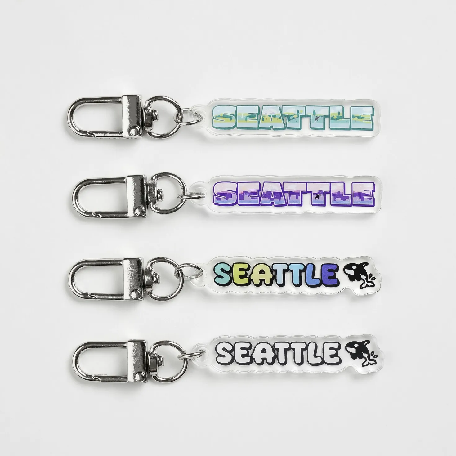 Seattle Acrylic Key Ring