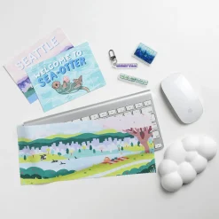 Seattle Acrylic Key Ring