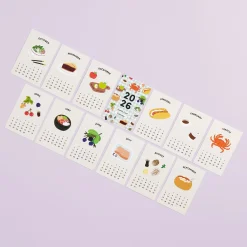 2026 Seattle Mini Calendar Sheets
