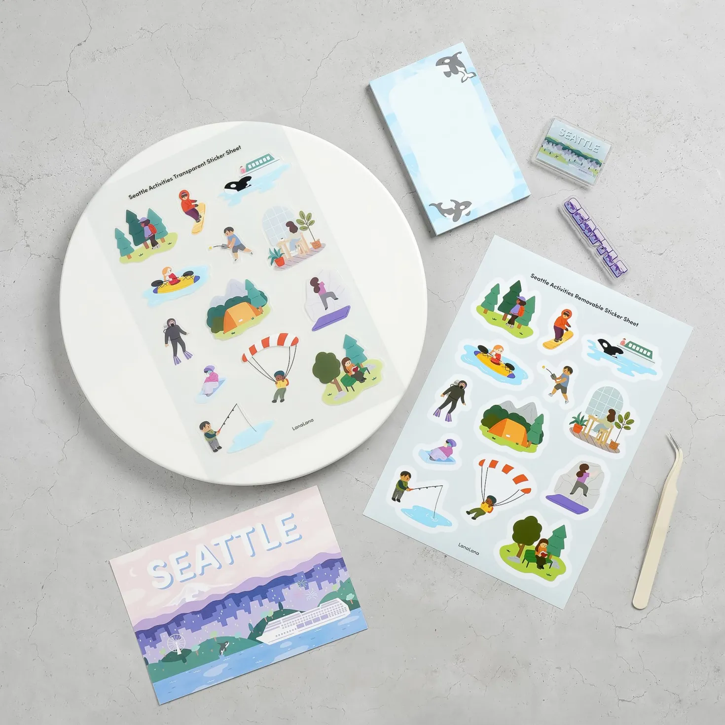 Seattle Moments Memo Pad
