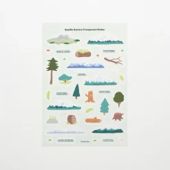 Seattle Scenery Deco Sticker