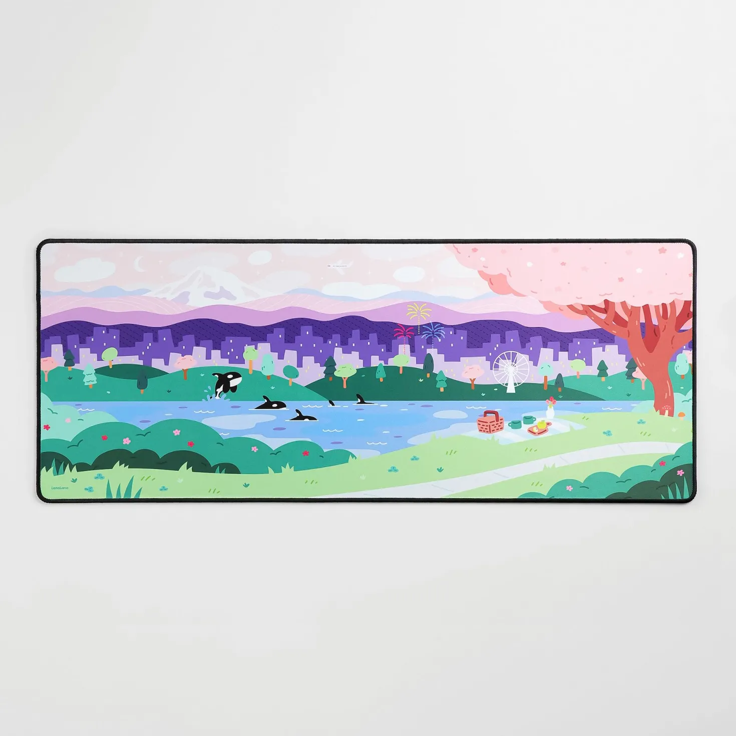 Seattle Skyline Desk Mat