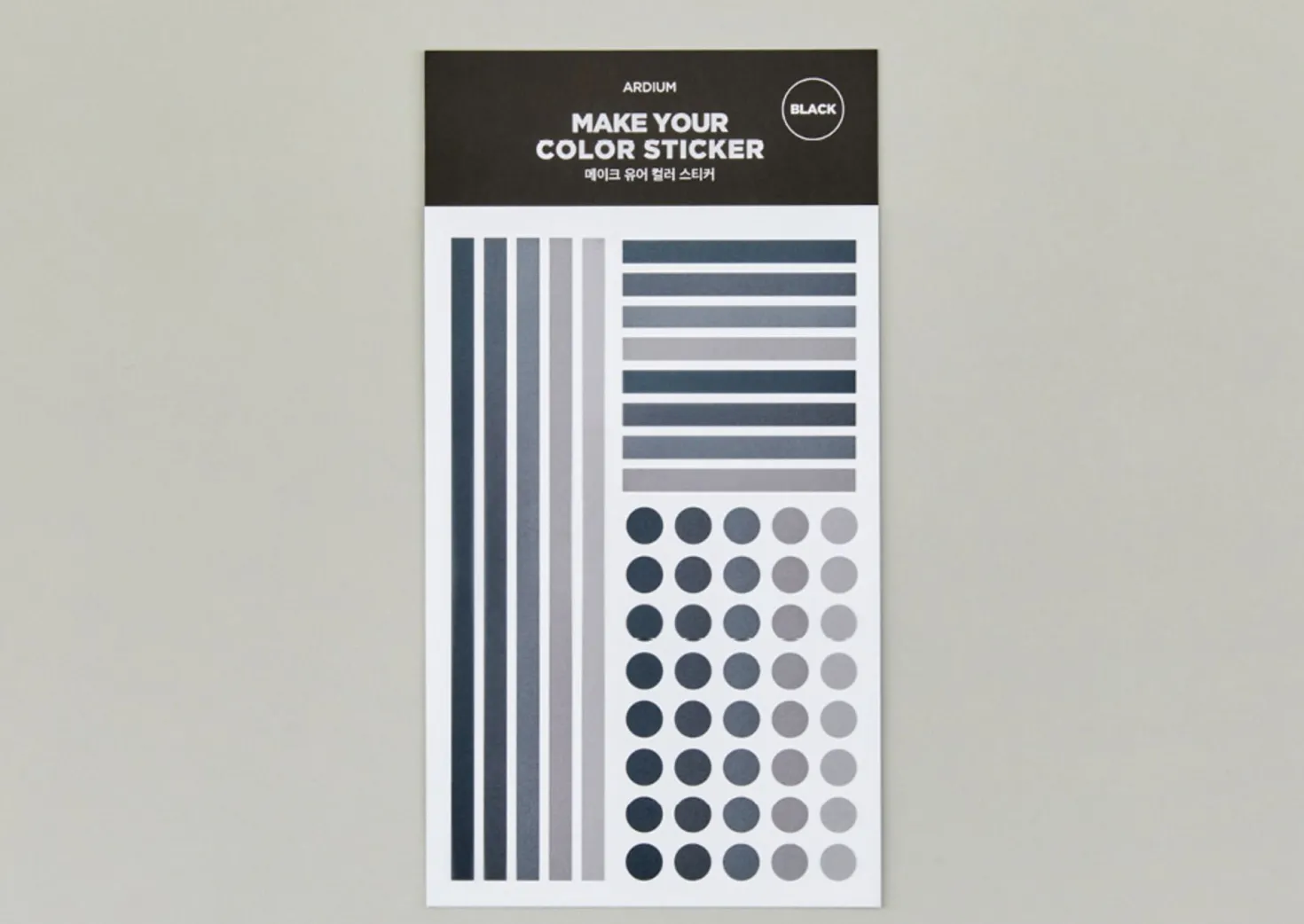 See-through Layer Color Sticker