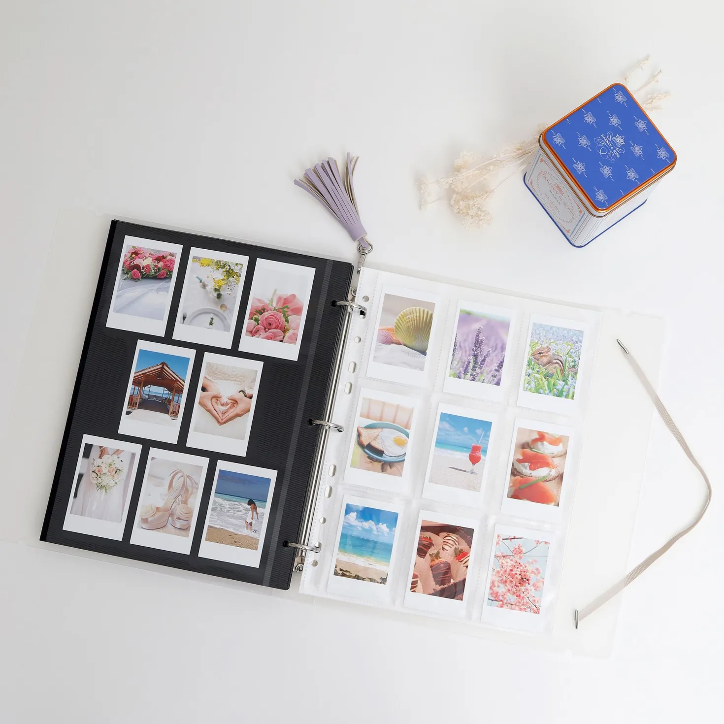 Self-adhesive 3 Ring A4 Photo Album Refill