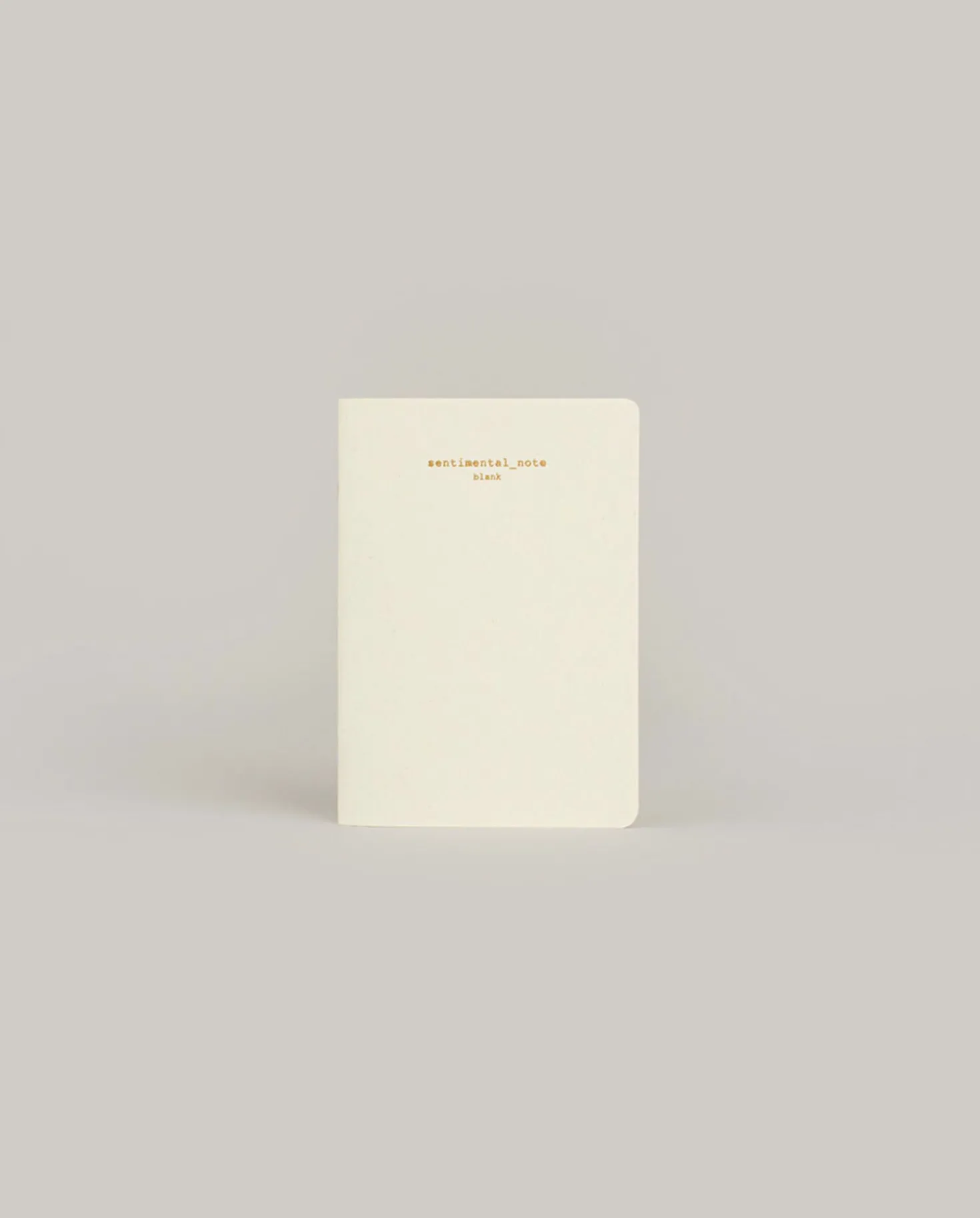 Sentimental Mini Plain Notebook