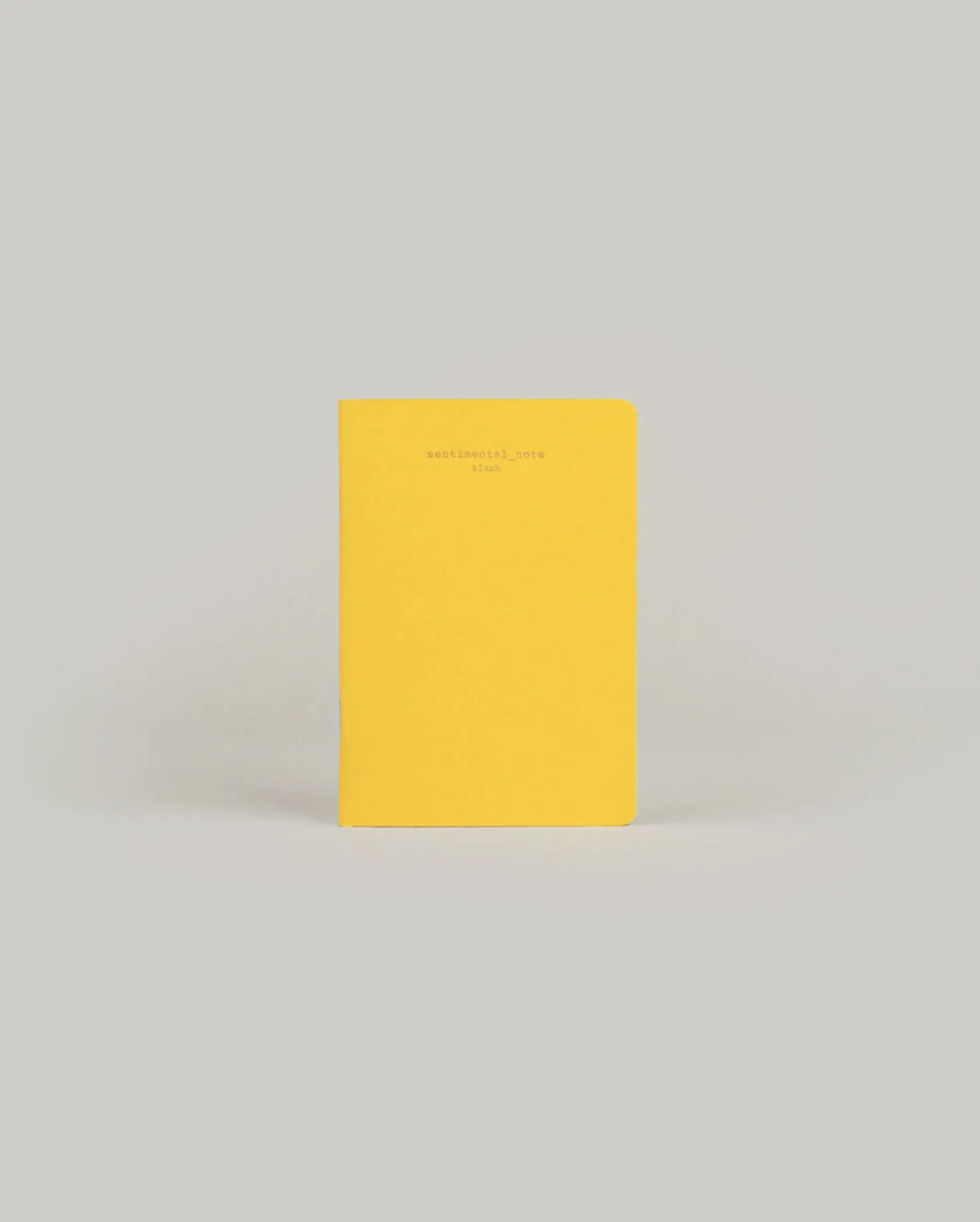 Sentimental Mini Plain Notebook