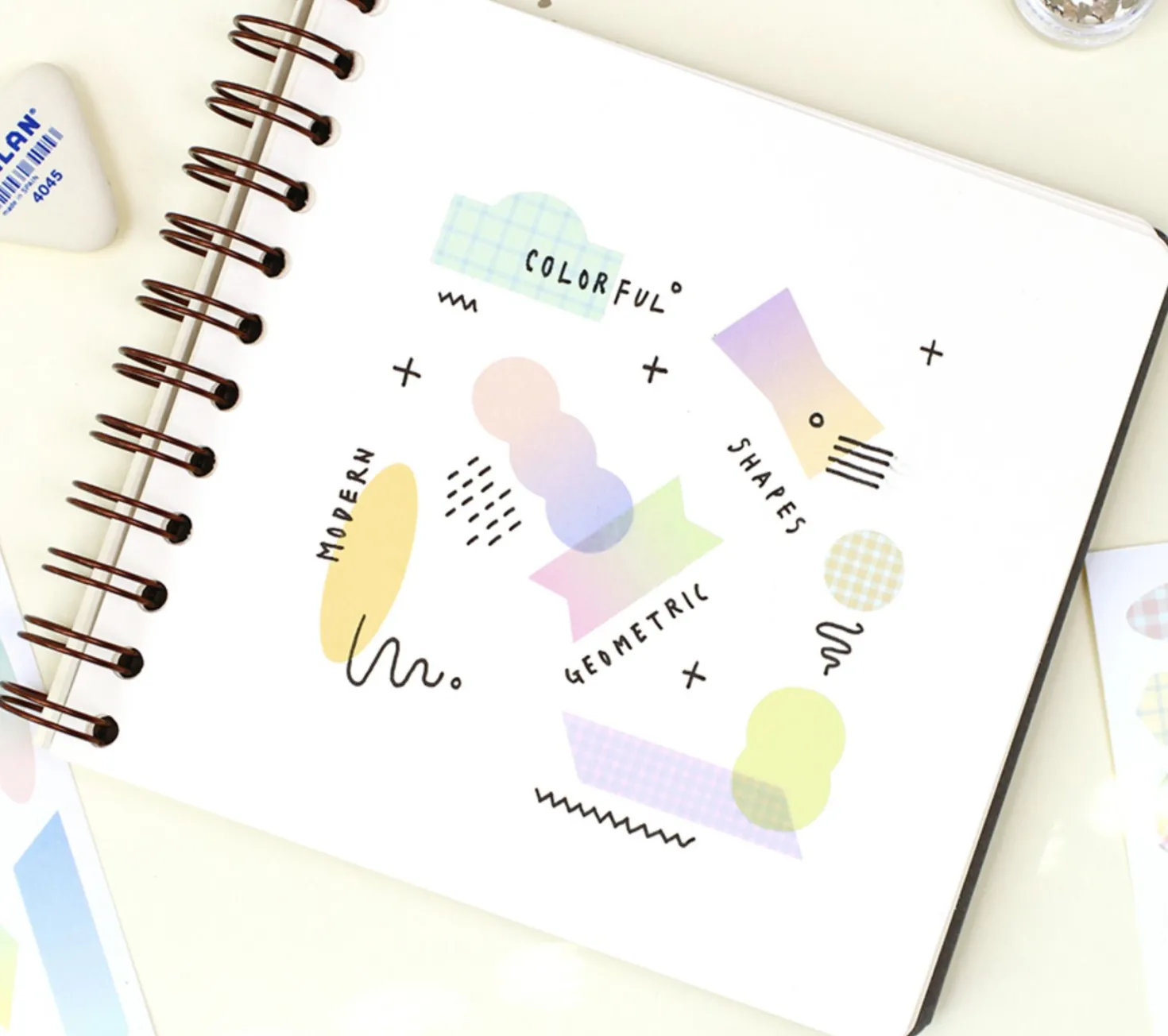 Shape Color Palette Sticker