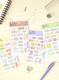Shape Color Palette Sticker