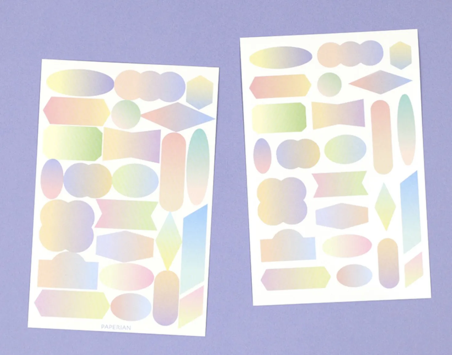 Shape Color Palette Sticker