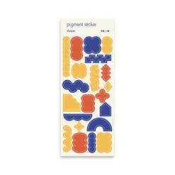 Shape Pigment See-through Sticker