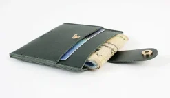 Simple Button Half Wallet