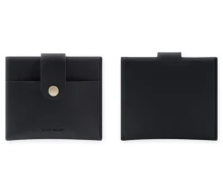 Simple Button Half Wallet