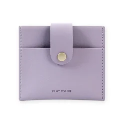 Simple Button Half Wallet
