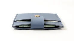 Simple Button Half Wallet