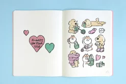 Simple Kind B5 Short Notebook