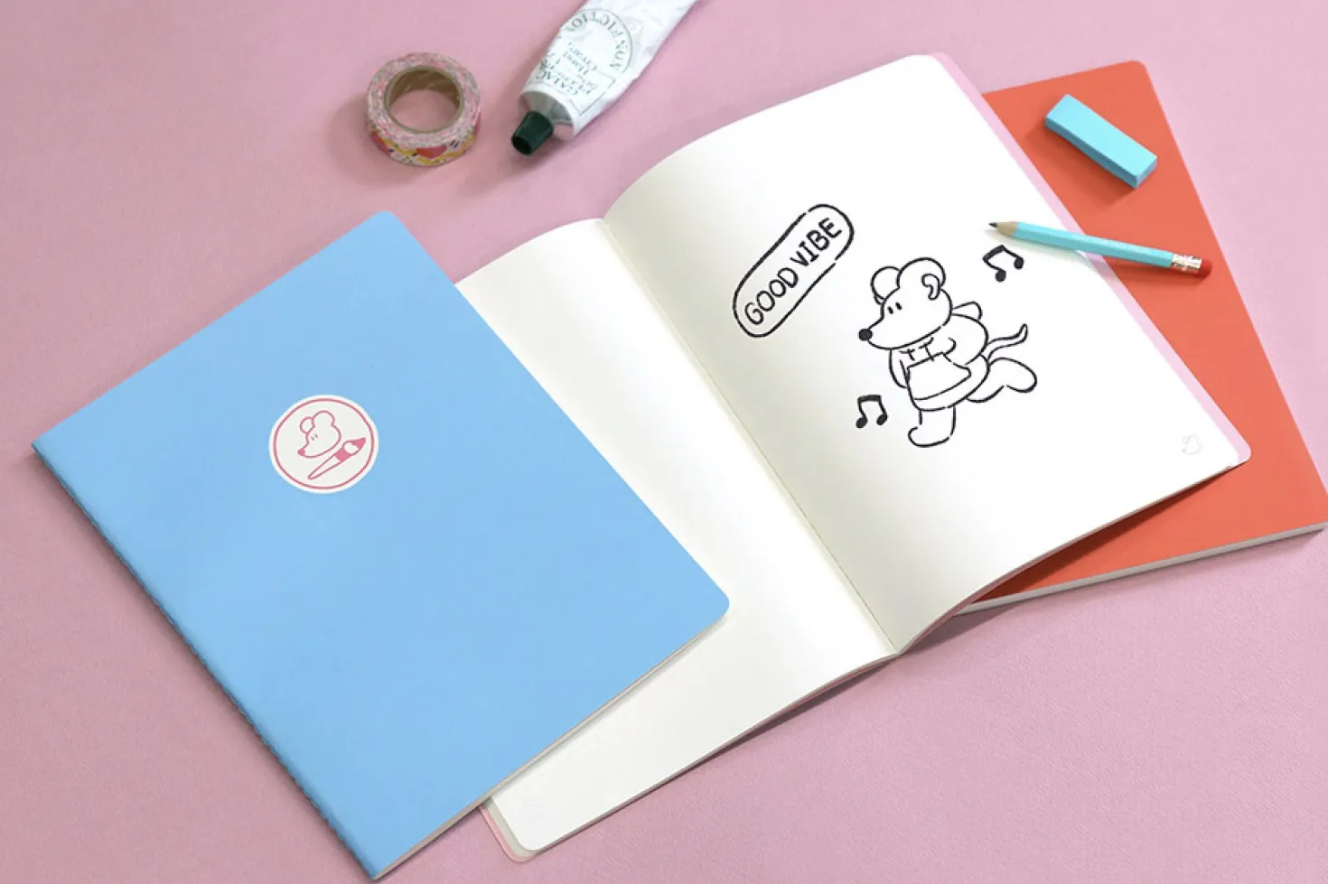 Simple Kind B5 Short Notebook