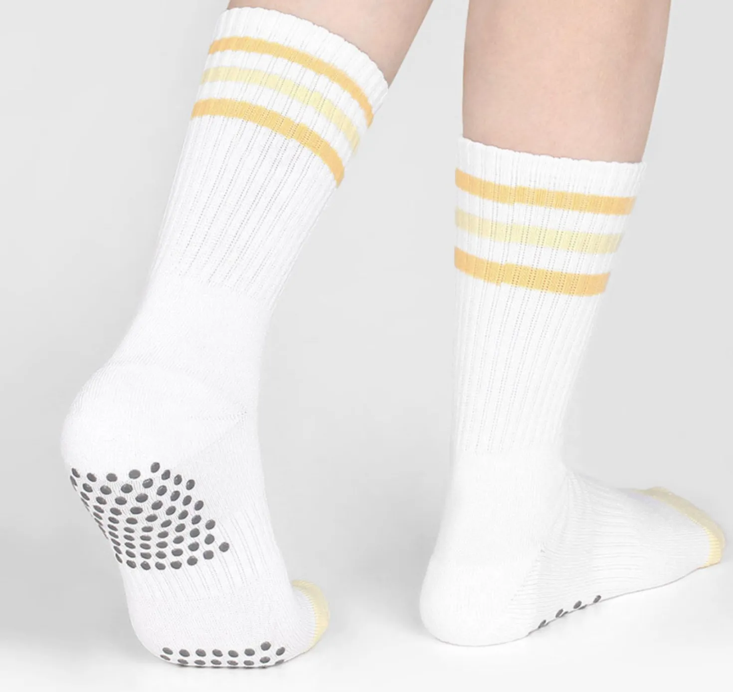 Simple Non-slip Athletic Crew Socks