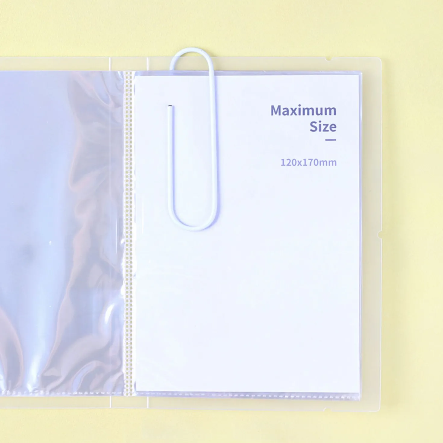 Simple Sticker Pocket File Holder