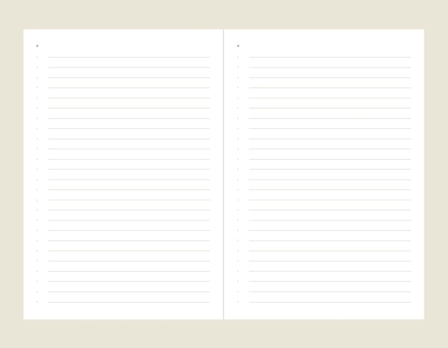 Slim Book Lover's Archive Reading Journal