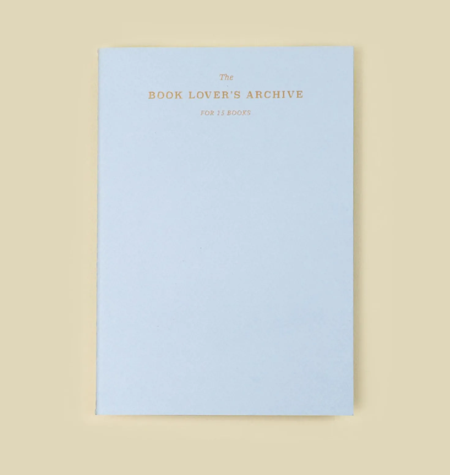 Slim Book Lover's Archive Reading Journal