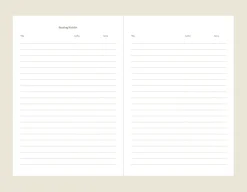 Slim Book Lover's Archive Reading Journal