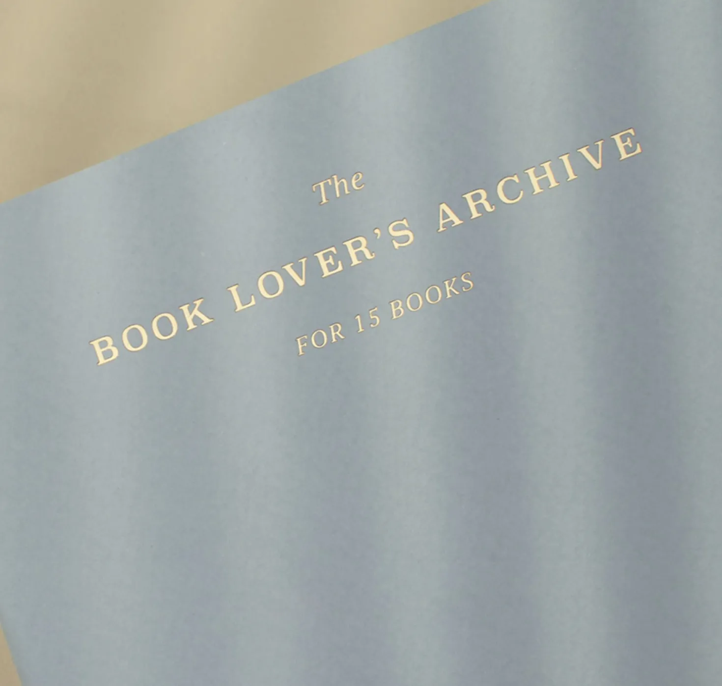 Slim Book Lover's Archive Reading Journal