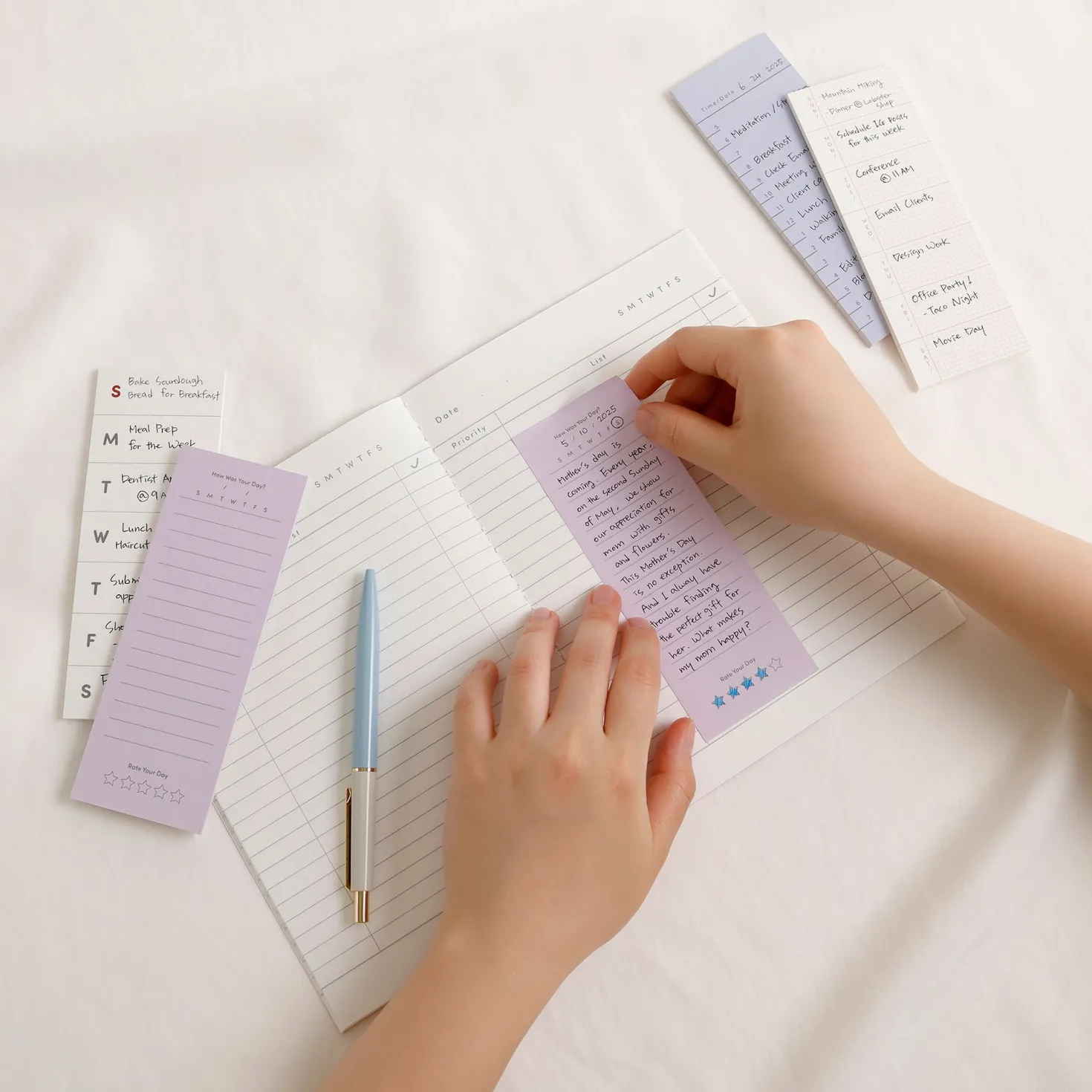 Slim Schedule Sticky Note v2