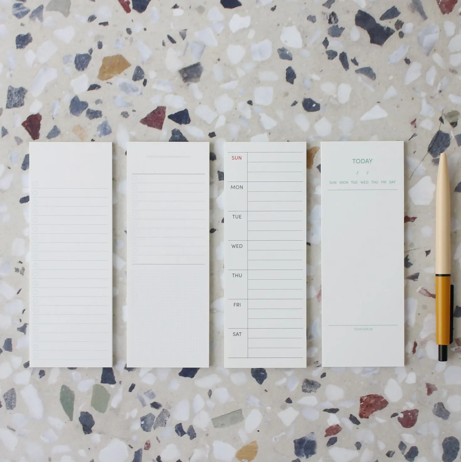 Slim Schedule Sticky Note v1