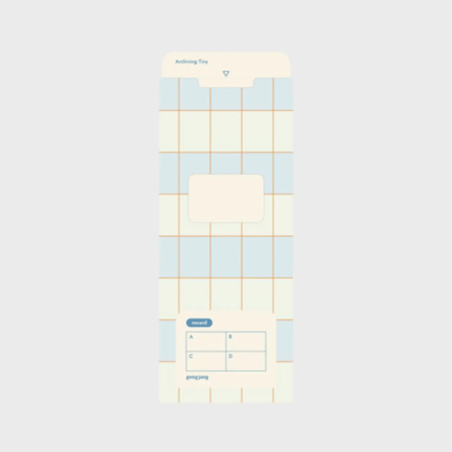 Slim Tiny Archiving Pocket Holder