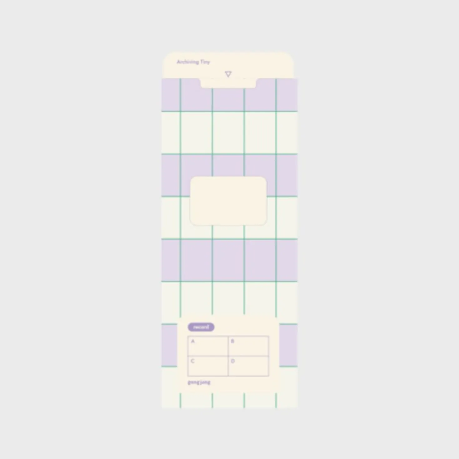 Slim Tiny Archiving Pocket Holder