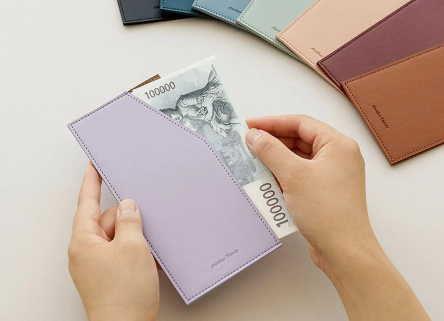 Slim Vegan Leather Bill Pocket
