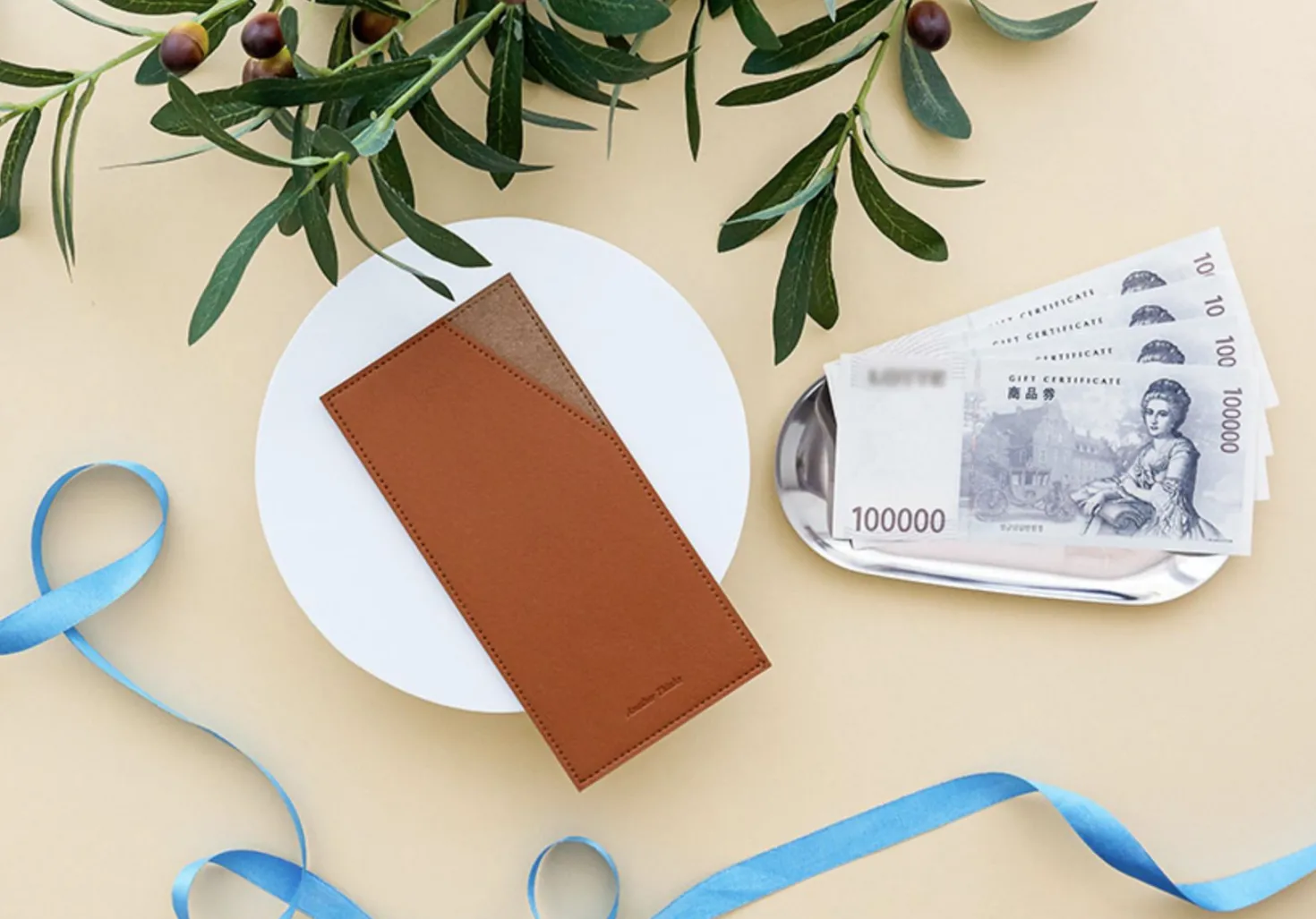 Slim Vegan Leather Bill Pocket