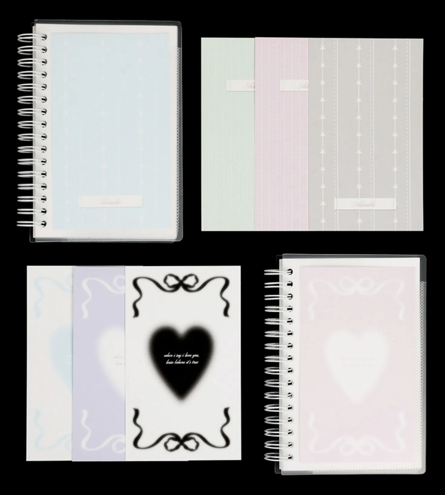 Small Adorable Double-sided Sticker Book