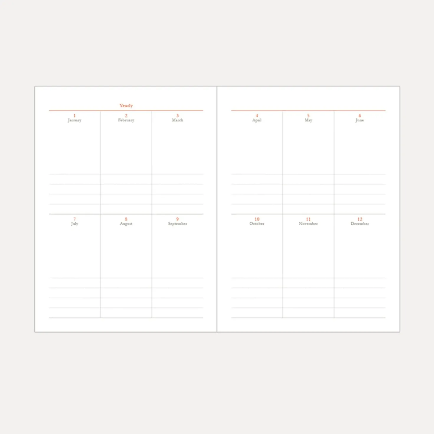 2026 Small Agenda Scheduler