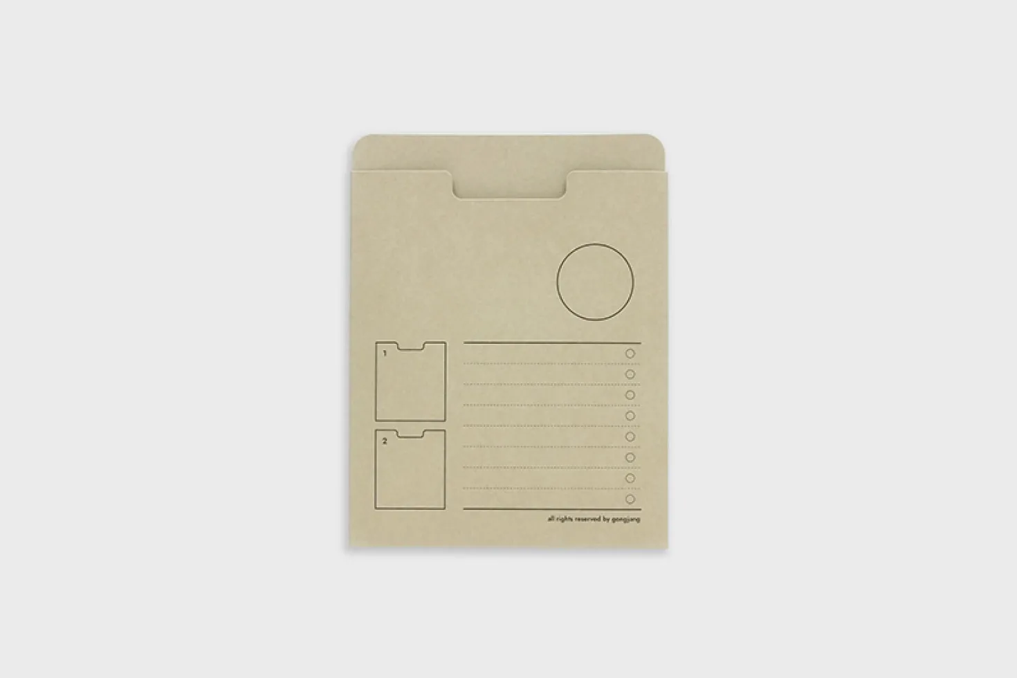 Small Analogue Archiving Pocket Holder
