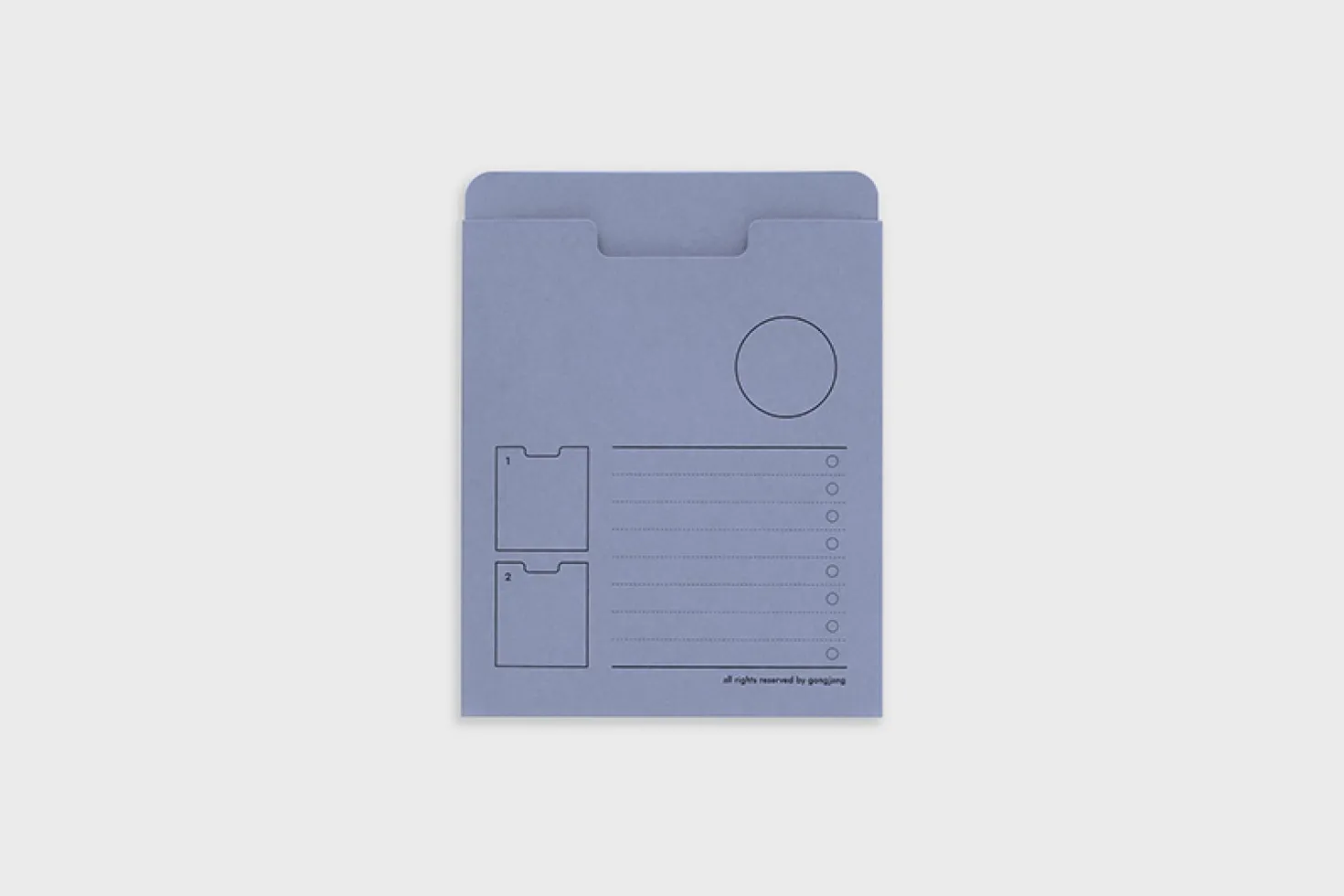 Small Analogue Archiving Pocket Holder