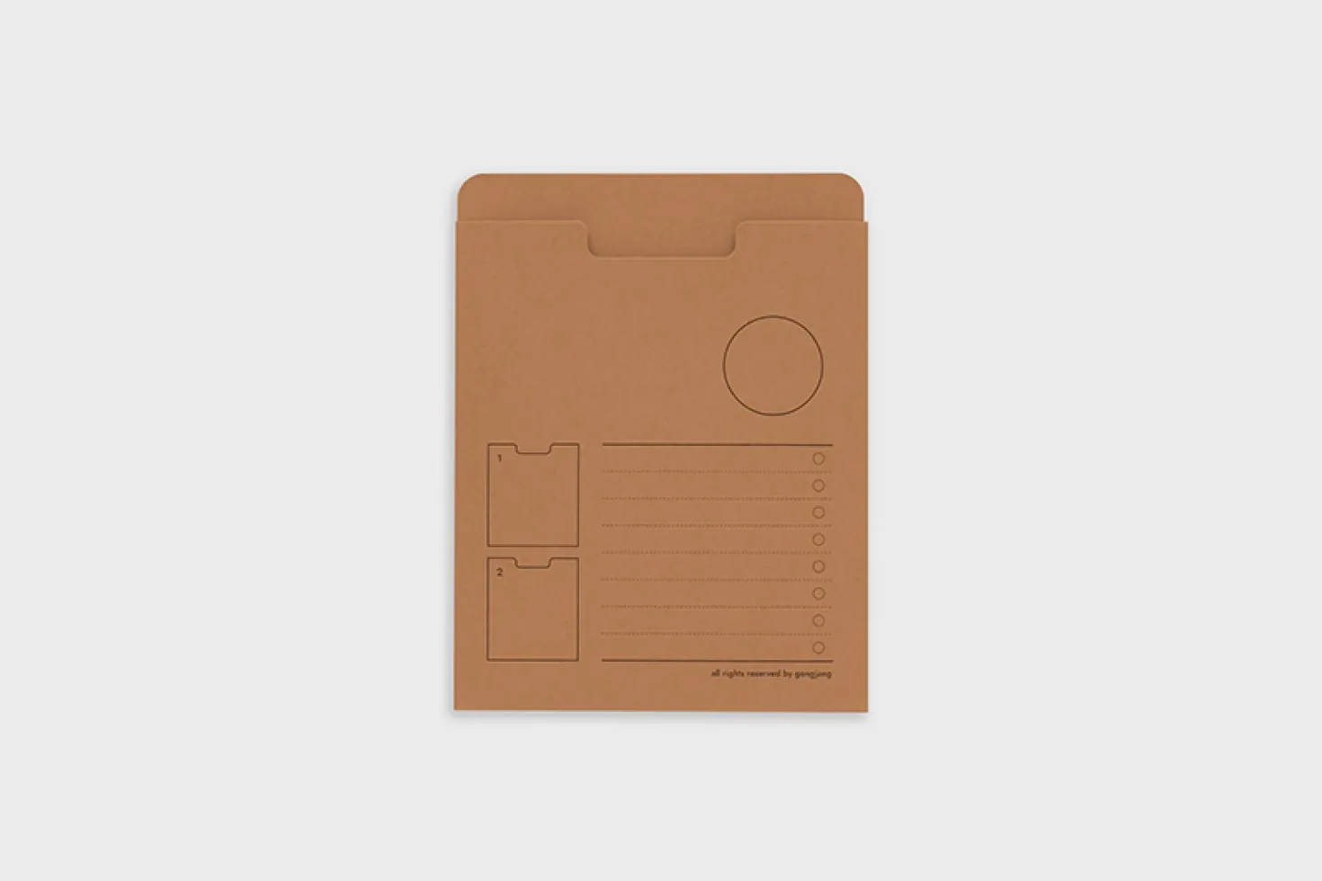 Small Analogue Archiving Pocket Holder