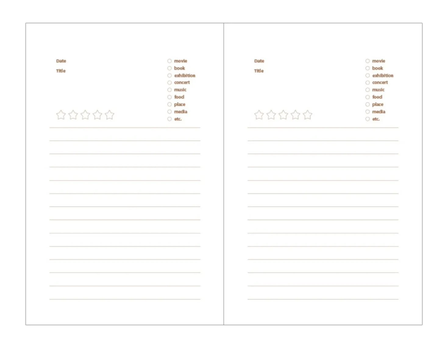 Small Aurora Life & Pieces Notebook