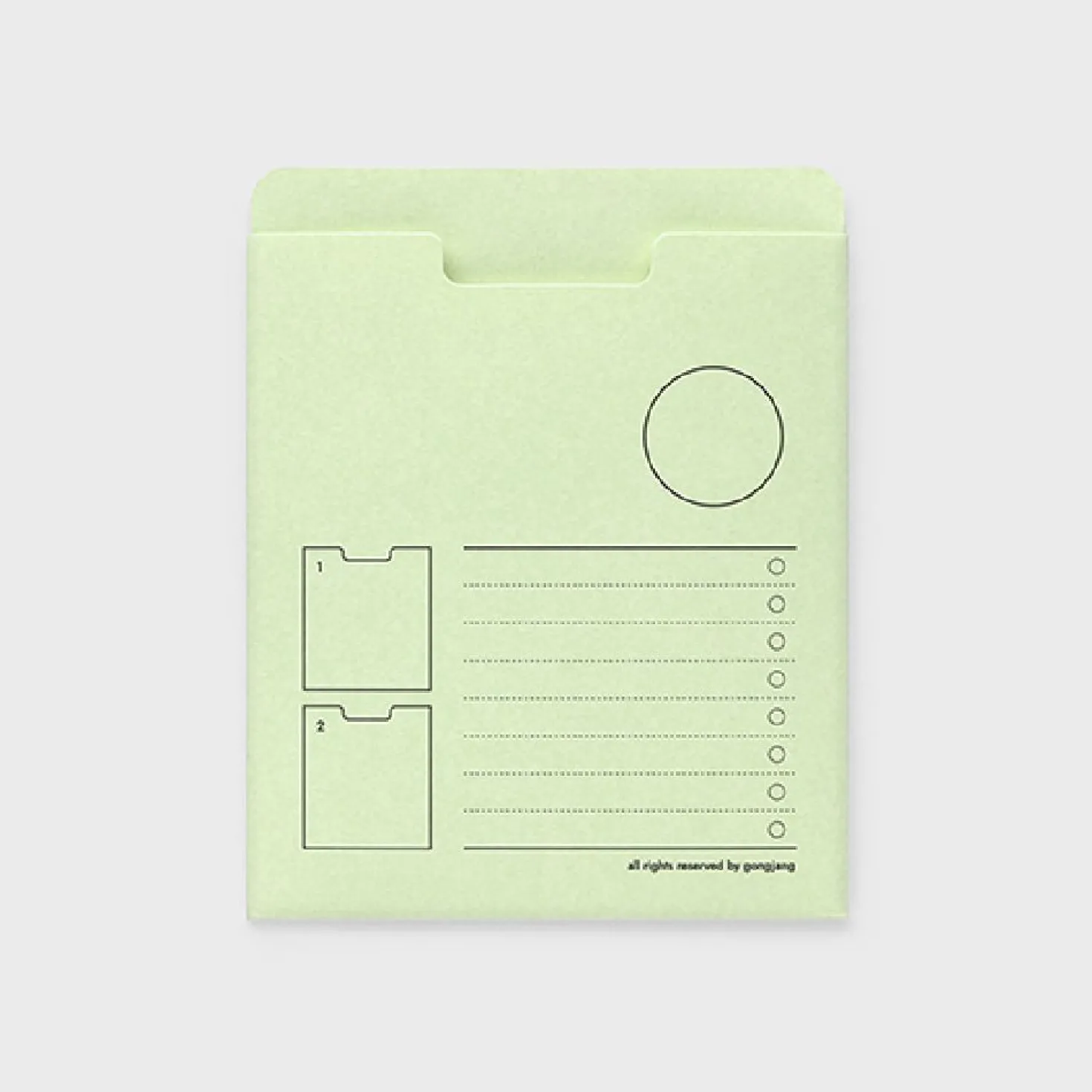 Small Colorful Archiving Pocket Holder