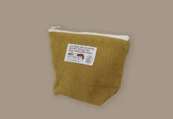 Small Corduroy Triangle Pouch