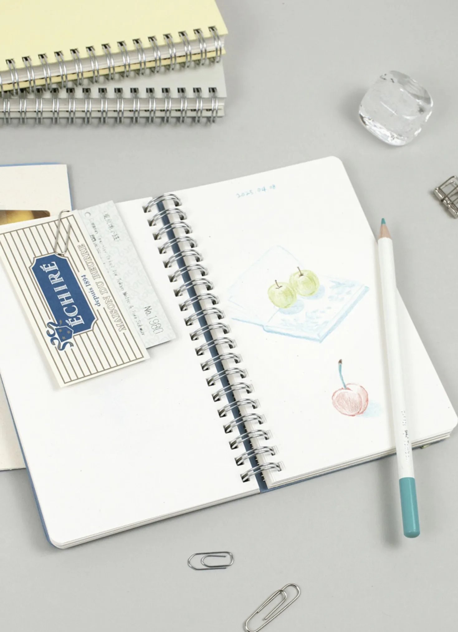 Small Eco Friendly Flat Plain Notebook