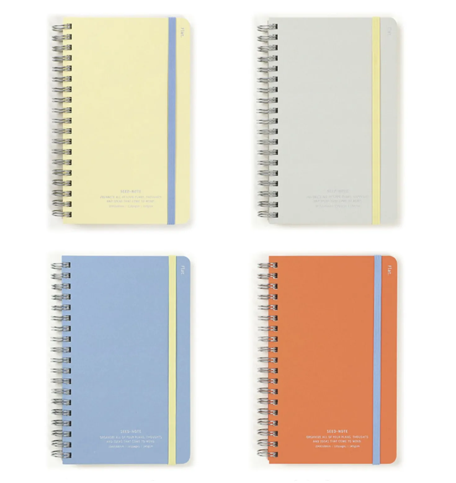 Small Eco Friendly Flat Plain Notebook