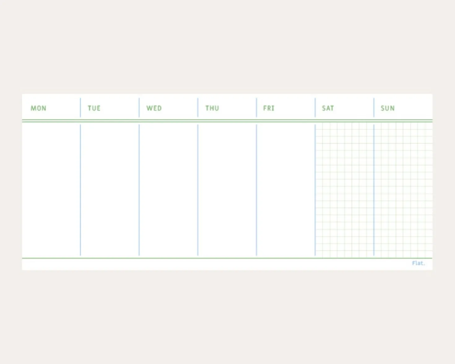 Small Flat Notepad